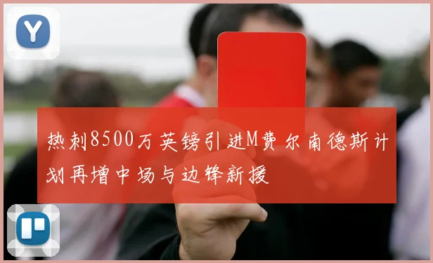 热刺8500万英镑引进M费尔南德斯计划再增中场与边锋新援